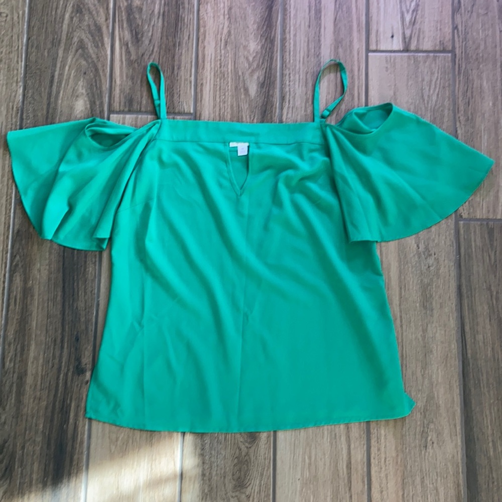 Green blouse